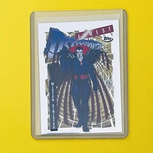 2025 Topps Finest Marvel Mister Sinister Destroyers Gold Rare #89